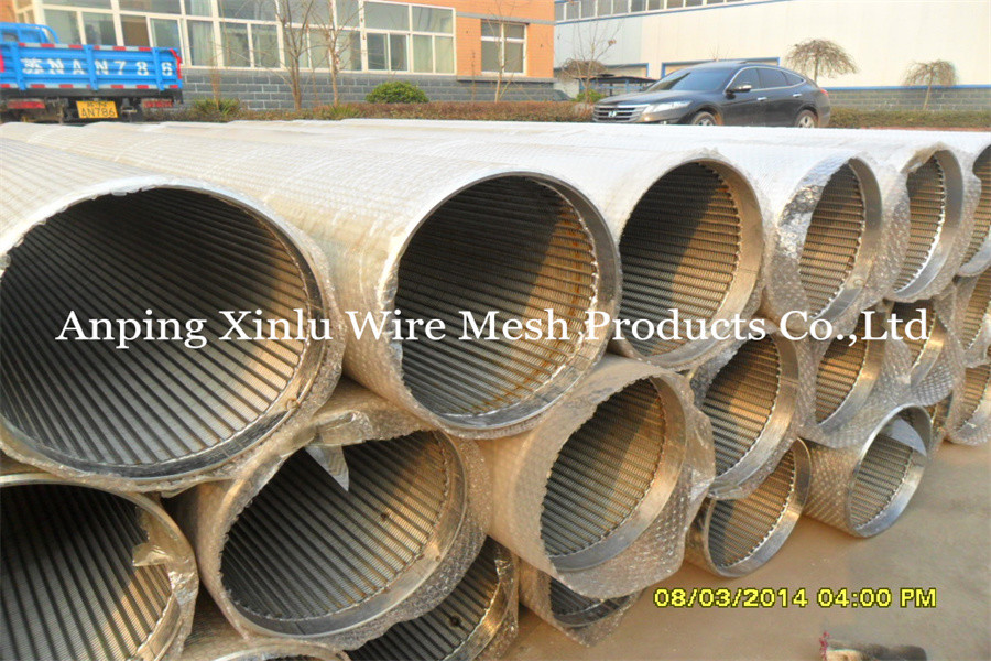 Stainless Steel Wedge Wire Wrap Screen Pipe 9-5/8" Filter Cartridge