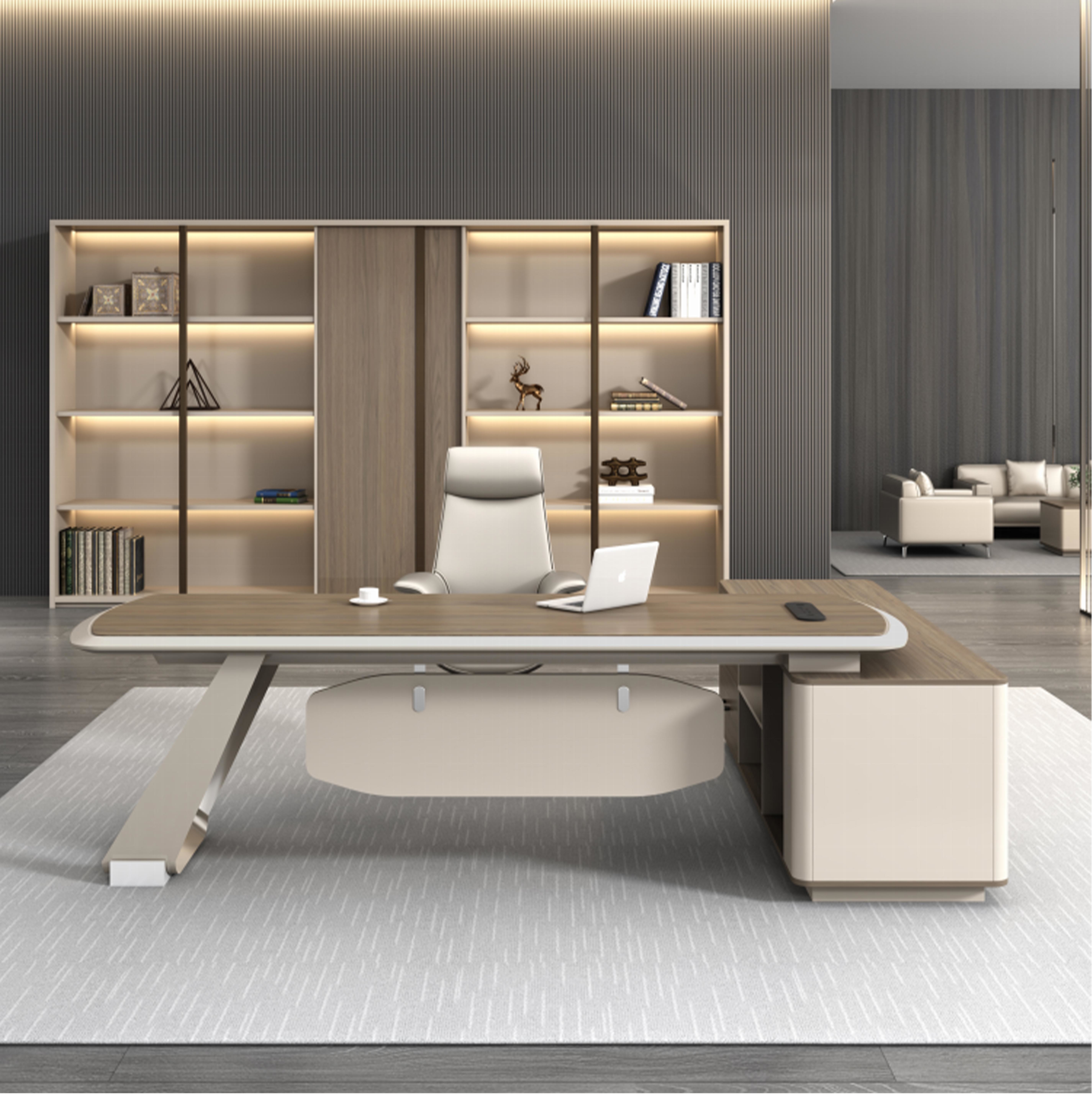 Modern Chair Wooden Modular Executive Manager Table Chief Executive Table