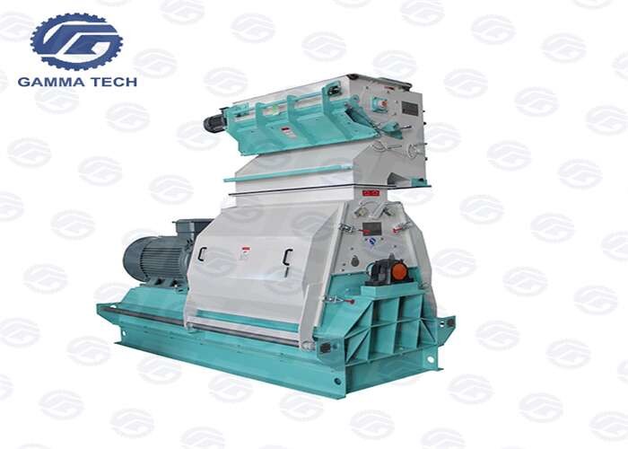 3mm 12TPH Animal Hammer Mill Grinder For Corn Poultry Feed Grinder Machine