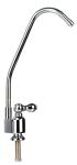 Silvery Kitchen Sink Drinking Water Faucet , Deck - Mounted Goose Neck Faucet /