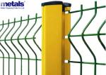 3D Curved Welded Wire Mesh Fence For Outdoor Garden PVC Coated
