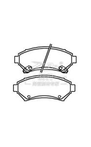 Wholesale Buick Regal/ GL8,Ceramic Brake Pad,D699,18024962,F from china suppliers