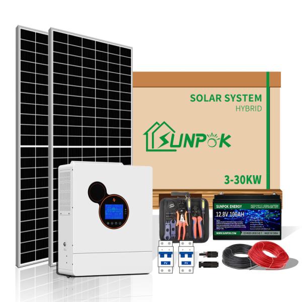 Smart Hybrid Solar Inverter System 10Kw 15Kw 20KW Off Grid Residential Solar