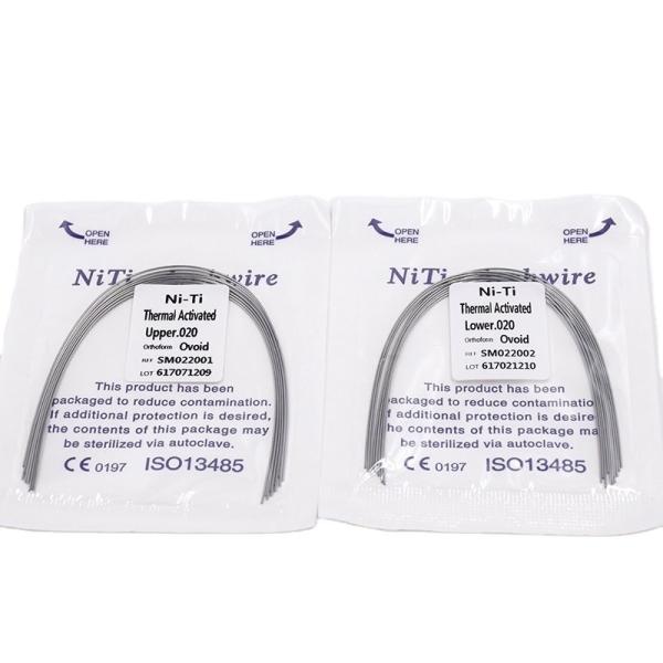 1 Year Shelf Life Thermal Active Orthodontic Niti Arch Wire for Treatment Manual
