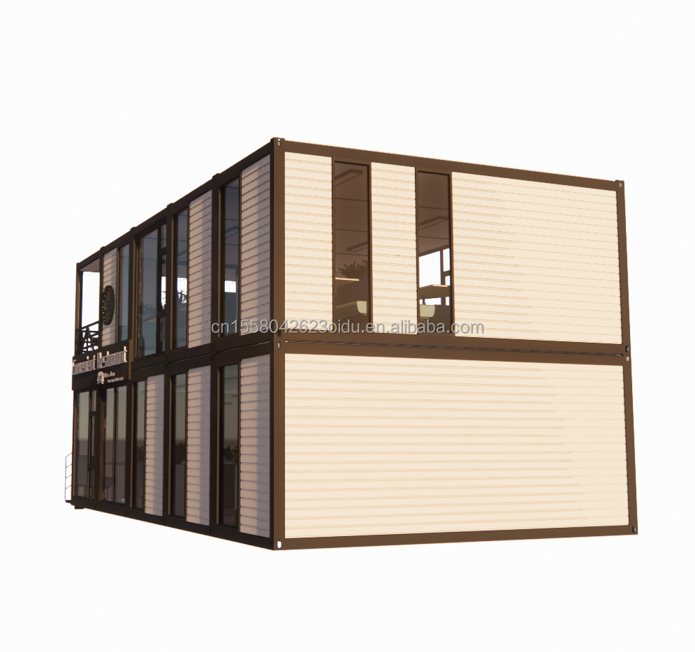 Customized Color Easy Assembly Modular Prefabricated Housing for Restaurant Shop Mall Supermarket Container Home Bar Design