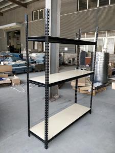Wholesale Light Duty Rivet Rack Shelving , Steel Material Boltless Warehouse Shelving from china suppliers