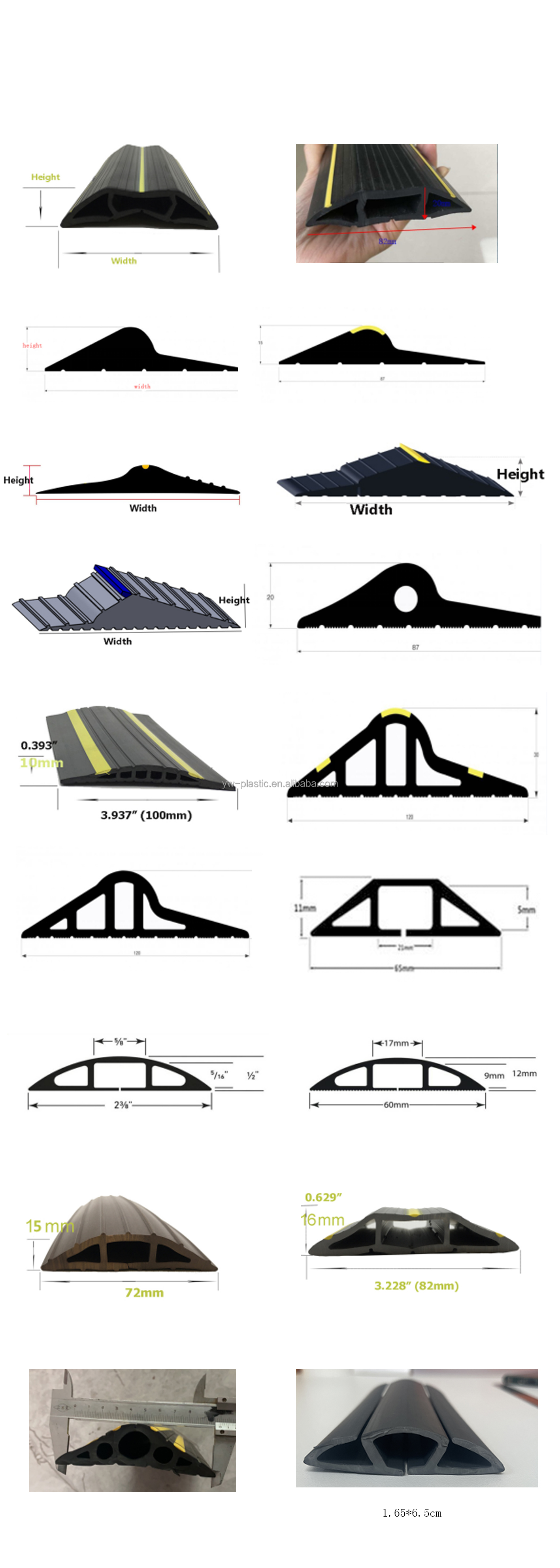 Cutting Service And Customizable Designs For Garage Door Rubber Seal Strip