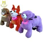Hansel amusement plush battery powered happy rides on animal for sale