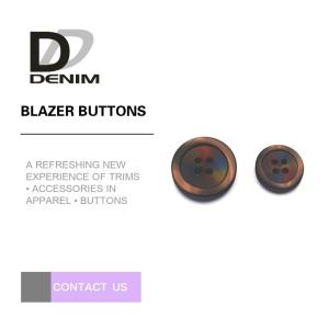 Wholesale Elegant White Blazer Buttons , Large Colored Buttons With Nickel Free from china suppliers