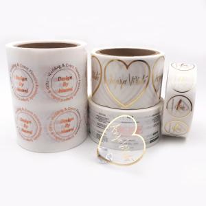 Wholesale CMYK Color Heart Shaped Peelable Printed Self Adhesive Labels from china suppliers