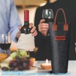 Single Felt Bottle Wine Tote, Bottle Wine Carrier Bag Padded Wine Perfect Wine