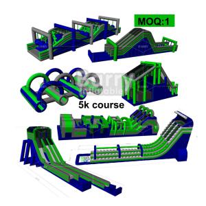 Wholesale Commercial Outdoor Inflatable Obstacle 5k Greed Giant Adult Blow Up Obstacle Course 5k For Party Rental Equipment from china suppliers