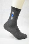 Black Anti Bacterial Soft Non Skid Socks For Women Custom Made Size