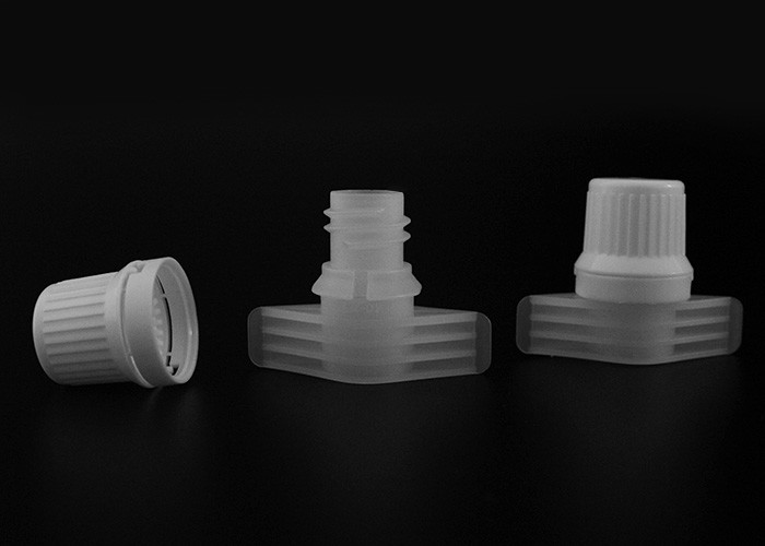 9.6mm Single Gap HDPE Plastic Nozzle And Cap For Drinking Doypack