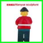 cartoon statue lego character statue life size colorful as decoration model in