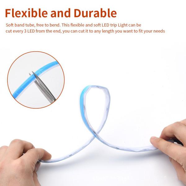 5050 30cm 12V DRLled Flexible Tube Lights For Cars LED Neon RGB With Remote