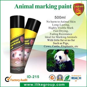 Wholesale Coloured Glass Marking Spray Paint Animal Marker 500ml , High Temperature from china suppliers