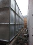 Horizontal FRP GRP Panels Bolted Plastic Water Storage Tanks 100000 Liters