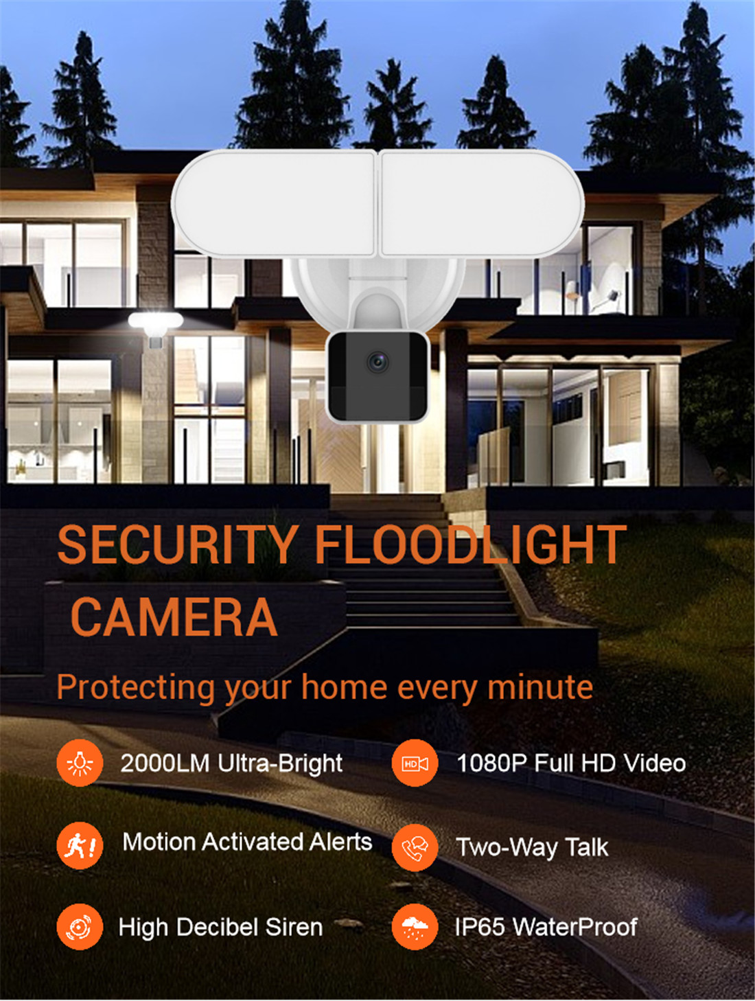 Security Floodlight Camera(DS-90-1078/ACA982)
