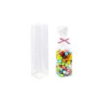 Cellophane Flat Bottom Bag Packaging Heat Seal Stand Up Pouches For Candy