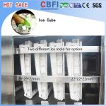 Large Production Ice Cube Machine / Water Cooled Ice Maker Stainless Steel 304