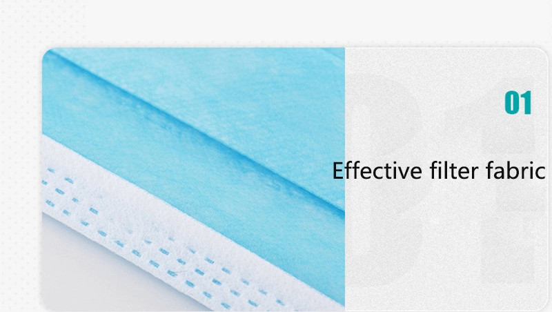 17.5*9.5cm Non Woven Face Mask