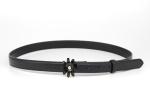 Ladies 20mm Genuine Leather Slimming Belt With Flower Buckle