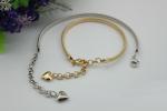 Universal fashion 129 mm length iron material light gold women shoes metal chain