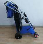 600D Oxford Fabric Folding Fishing Cart Collapsible Fishing Trolley With Big