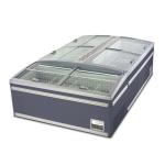 Supermarket Frozen Goods / Food / Seafood Storage Display Island Cabinet Freezer