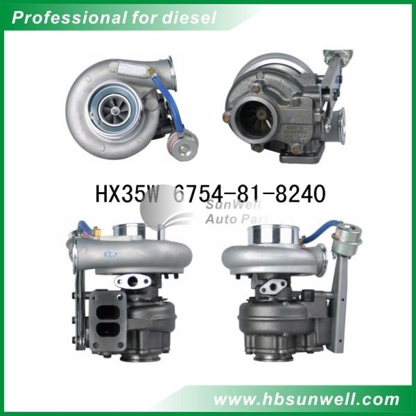 Komatsu SAA6D107E HX35W 6754-81-8240 Turbocharger Cummins QSB ISDE 4043679