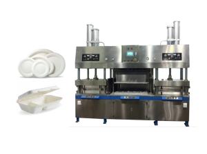 Wholesale Pulp Molding Non Plastic Clamshell Lunch Box Machine Semi Automatic from china suppliers