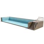 Acrylic Window Thick 100mm and Air Pump Accessories for Aupool Water Cycle