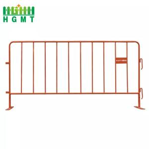 Wholesale Traffic Fence Metal Crowd Control Barricades Heavy Duty Movable 1.1*2.1m from china suppliers