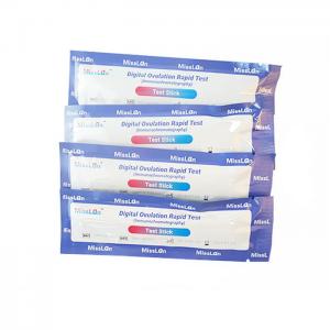 China 5mins Women High Accurate Digital LH Test Kit LH 10 + 1 CE0123 Ovulation Pregnancy on sale