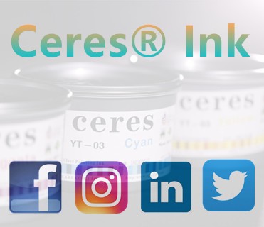 Ceres Solvent Based Security Ink for Screen Printing Black White