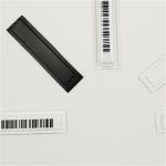 White Sticker EAS Labels / 8.2MHz DR Jewellery Tag Dimension 45*10.8mm