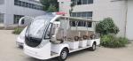 New 4+1 Four Row Seats Sightseeing Electric Steel Frame Vehicle with Luggage