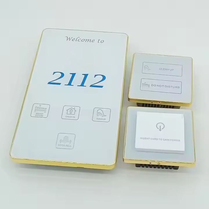 White DND Doorplate