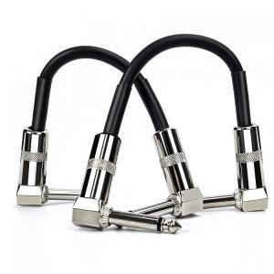 Wholesale 1/4 TS Jack Electric Braid Pedal Guitar Patch Lead Stereo Instrument Cable from china suppliers