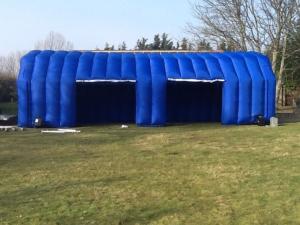 Wholesale Commercial Blue Inflatable Tent Mobile Car Garage Blowup Tent from china suppliers