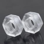 Metric OEM Nylon Plastic Finish Hexagon Nut M8 2''
