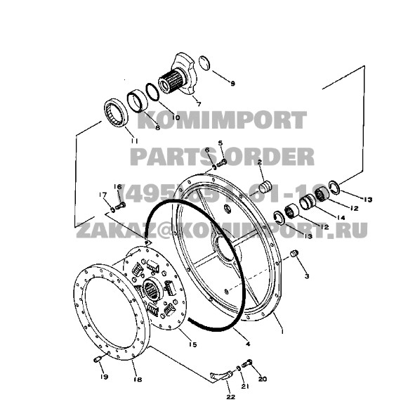 part No. :135-12-31100 Damper use for komatsu bulldozer D58-1 ,D57-1,D53-16,D53-17D53-18.