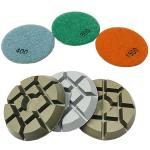 4 Inch Aggrassive Polihsing Tools Resin Diamond Polishing Pads For Concrete