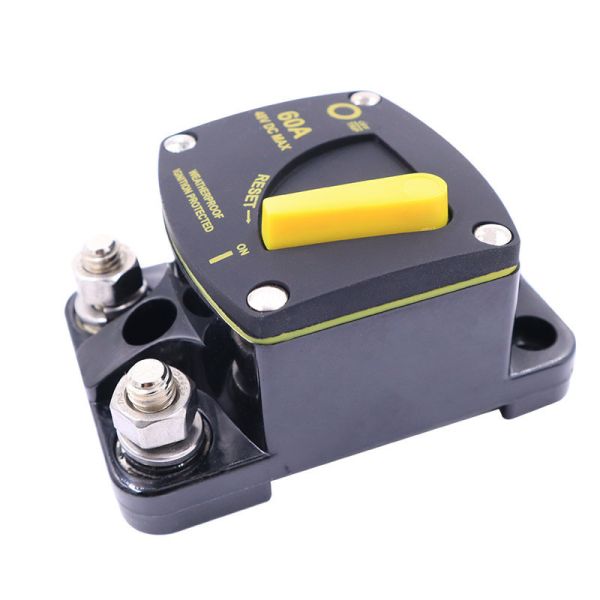 12-48VDC 30-300 Amp Marine Circuit Breaker With Reset Fuse IP67 Waterproof