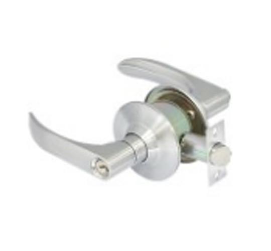 Stainless Steel Cylindrical Knob Door Lock For Hotel Bedroom Bathroom Wooden