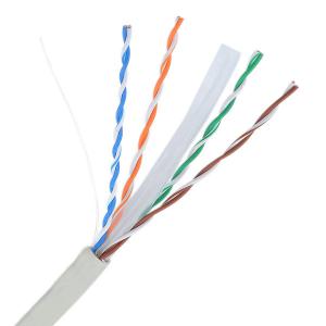 Wholesale CAT6 Ethernet Network UTP Cable 23AWG White PVC Plenum 500FT from china suppliers