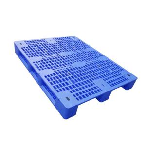 Wholesale 1500kg HDPE Heavy Duty Plastic Pallets 1.4*1.1m Three Runners Plastic Pallet Skids from china suppliers