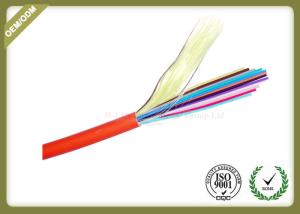 Wholesale 12 Core Multimode Indoor Fiber Optic Cable PVC Jacket Orange Color from china suppliers