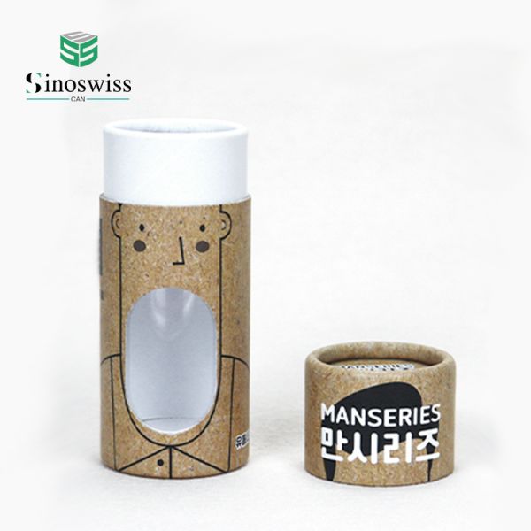 Eco Friendly Cosmetics Paper Tubes Packaging Custom Height Paper Tube Tea Packaging